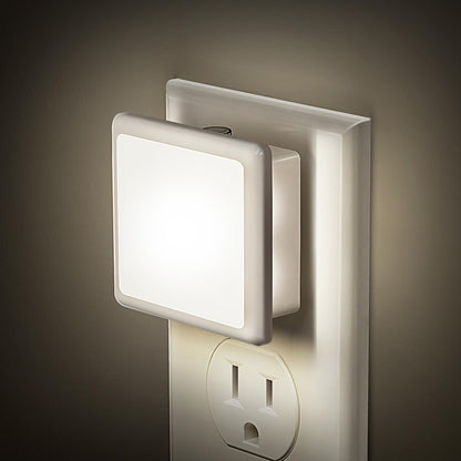 JandCase Night Lights Plug into Wall, LED Night Light with Light Sensors[2 Pack], 5000K Bright Night Light for Bathroom,Nightlight Plug in Suitable for Living Room, Adults, Hallway