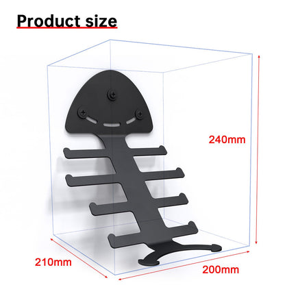 KOMOHOM Exercise Resistance Band Rack, Resistance Bands Storage Hanger Gym Equipment Organizer Rack for Pull Up Bands, Multi-Purpose Gym Equipment Storage