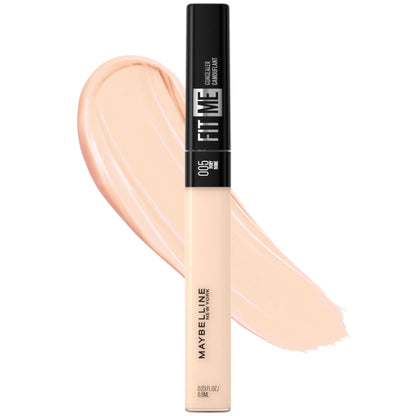 Maybelline New York Fit Me Liquid Concealer Makeup, Natural Coverage, Lightweight, Conceals, Covers Oil-Free, Fair, 1 Count (Packaging May Vary)