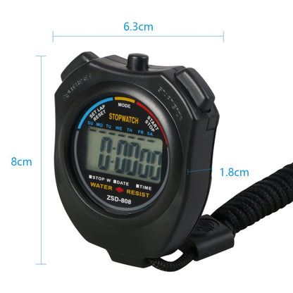 Vicloon Digital Sport Stopwatch Timer with Stainless Steel Whistle,Large LCD Display Suitable for Football,Basketball, Running,Swimming,Fitness and More