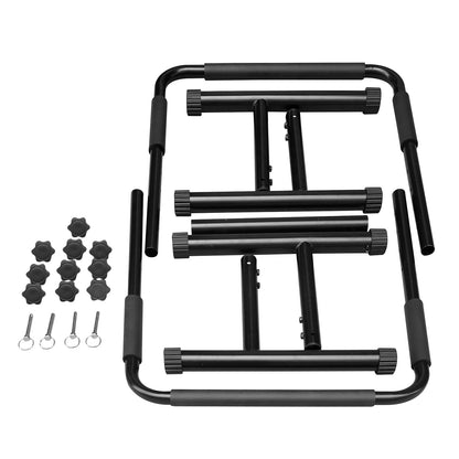 Athfiner Dip Bar Adjustable Dip Stand Station for Home Fitness Workout Calisthenics Exercise Pull Up Stand Portable Parallel Bar