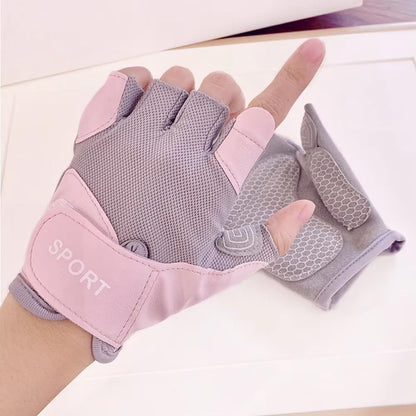 Utaly Breathable Workout Gloves Women & Men Half Finger Gym Gloves Anti-Slip Shock Absorption Lightweight Exercise Gloves for Weightlifting, Cycling, Yoga, Training & Fitness