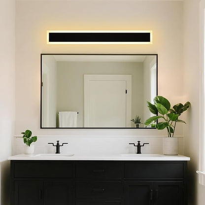 2 Pack Modern Outdoor Long Wall Lights Fixture,40 inch Outdoor LED Wall Sconce Light,Dimmable Outside Wall Led Linear Lights,Exterior Lighting Fixtures for Garage,Porch,Patio,Front Door