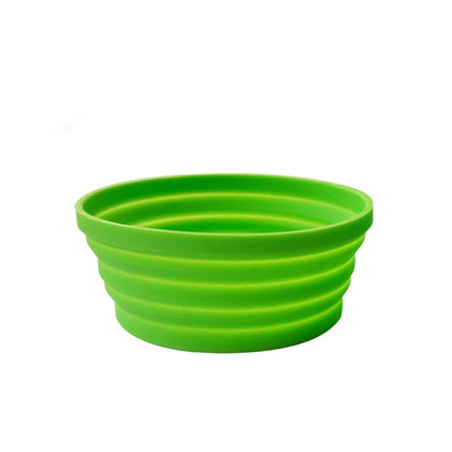 Ecoart Silicone Expandable Collapsible Bowl for Travel Camping Hiking, Blue (1 Pack)