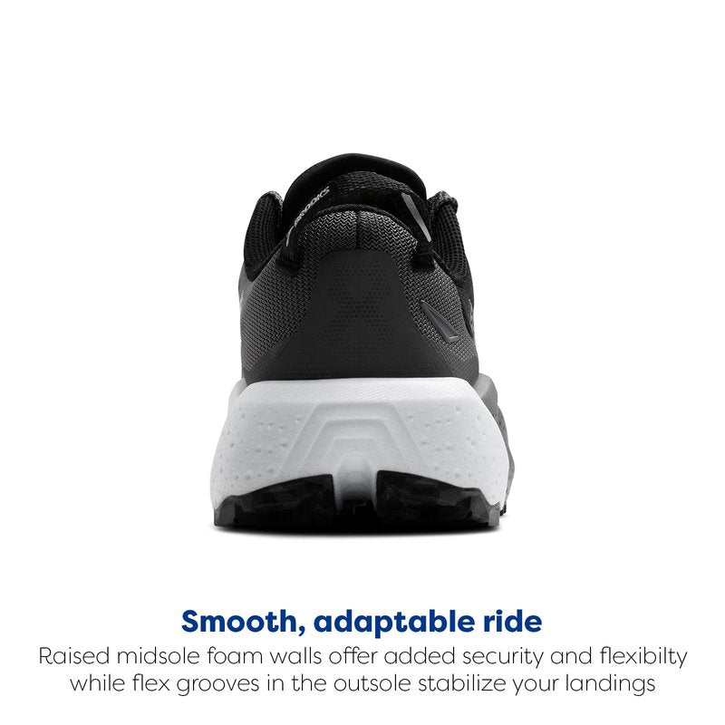 Brooks Women’s Caldera 8 Ultra Trail Running Shoe - Black/Blackened Pearl/White - 10 Medium