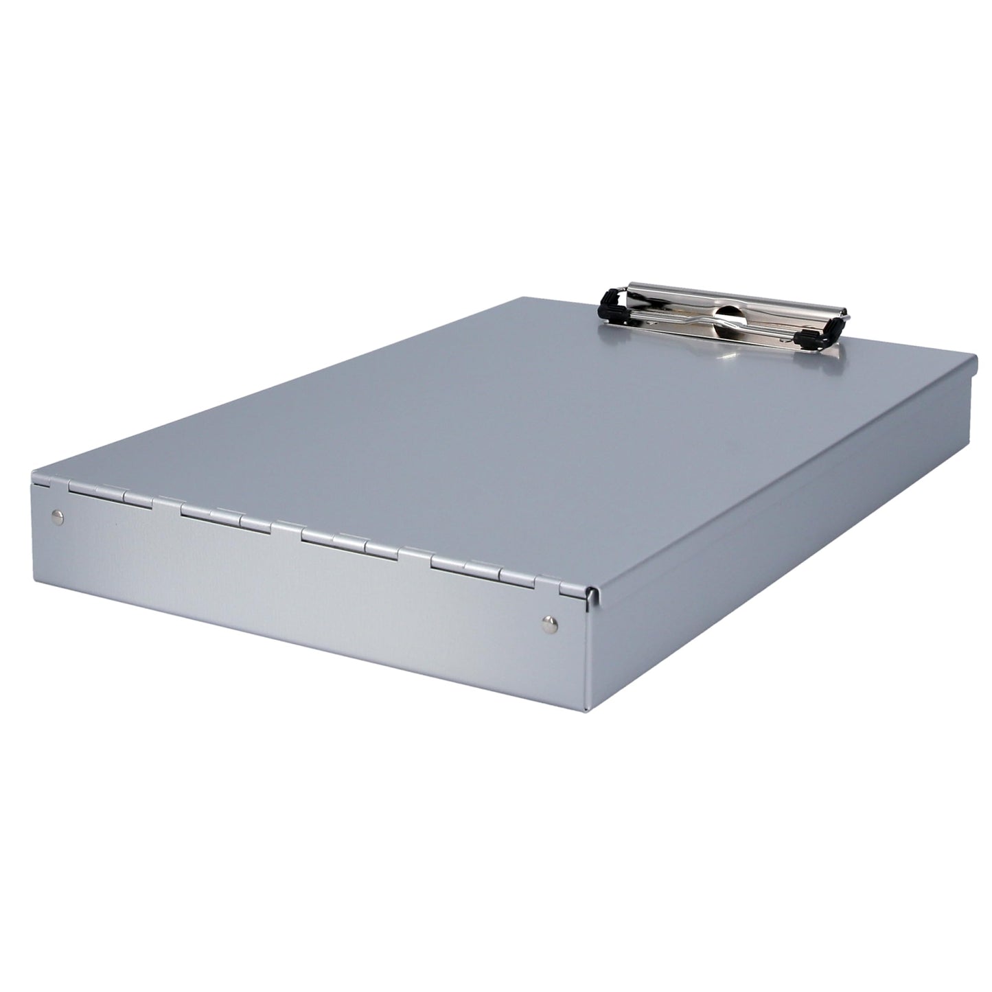 Saunders Metal Clipboard with Storage - Letter Size Heavy Duty Contractor Grade Clipboard - Dual Storage Form Holder with Low Profile Clip Made in USA
