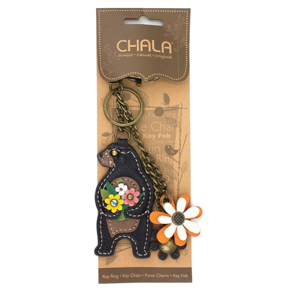 CHALA Purse Charm, Key Fob, keychain Decorative Accessories, Mini Keychain - Bear