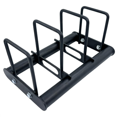 AHTAPFON Weight Plate Rack for Use Singly or Combine Multiple Units,Weights Rack Holder for Plates Up to 600 lbs,Bumper Plate Storage Rack for Easy to Replace Olympic Weight Plates in Home Gym
