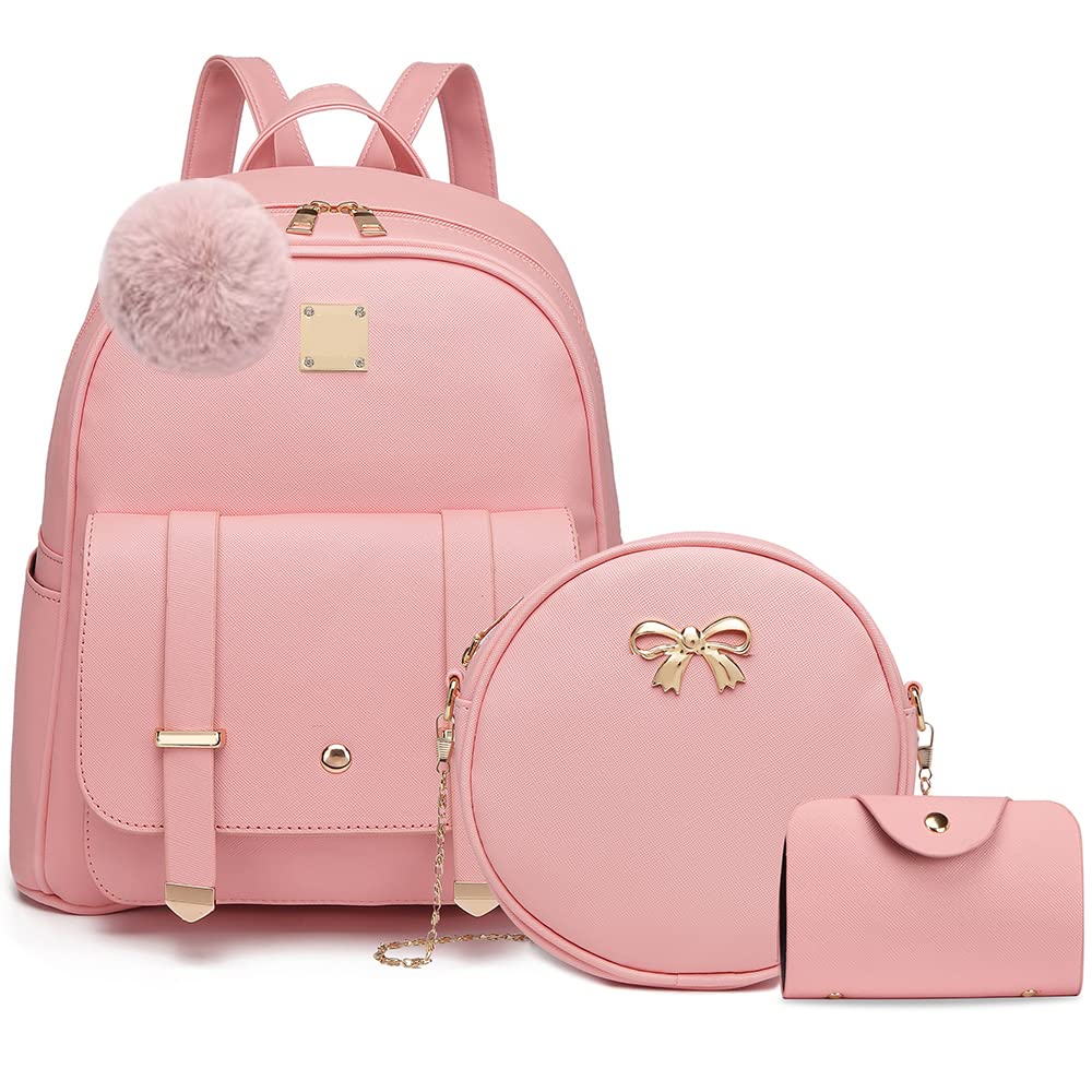 MACCINELO Girls Fashion Mini Leather Backpack Purse for Women Cute Small Backpack for Ladies Shoulder Bag over 5 years old