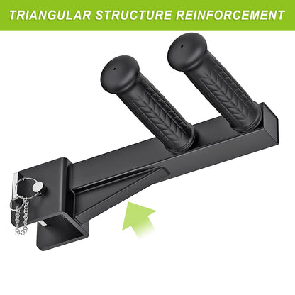 Lifeswell Dip Bar Attachment for 2" x 2" Power Rack, Non-Slip Wide & Narrow Grip Handles, 500 lbs Capacity, Squat Rack Attachment for Dips, Inverted Rows, Push-Ups