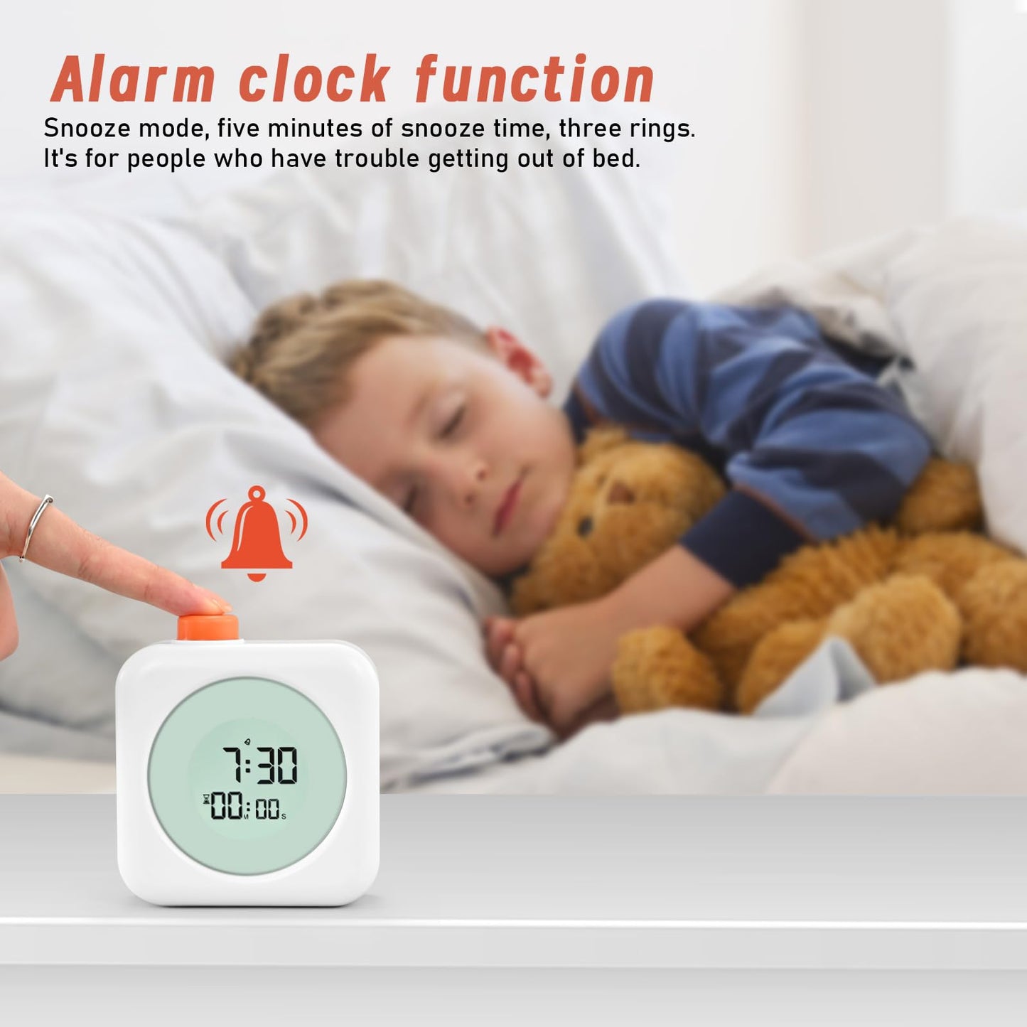 EooCoo Digital Visual Timer 60-Minute Countdown (3-in-1) for Kids & Adults, Handy Time Management Tool, Classroom Essential, Ideal Back-to-School Teacher Gift - Fits Homeschool, Kitchen, ADHD Users