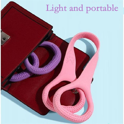 Kvittra Figure 8 Fitness Resistance Band, Arm|Back Training Elastic Ropes - Pure Barre Workout Chest Arm and Shoulder Stretch Bands Exercise Equipment for Physical Therapy,Yoga,Pilates, Stretching