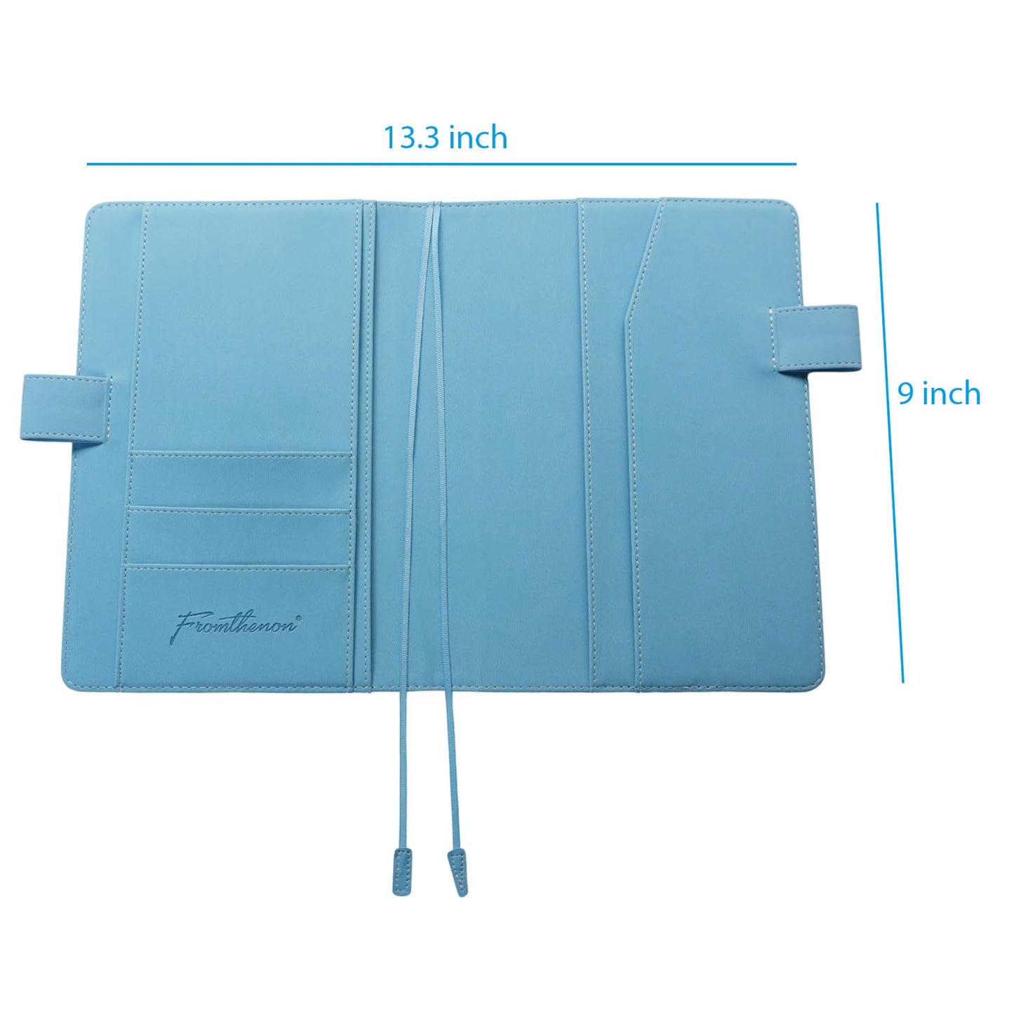 Fromthenon A5 PU Faux Leather Cover for Notebook Planners, Refillable Planner Case [Cover Only] (Pink)