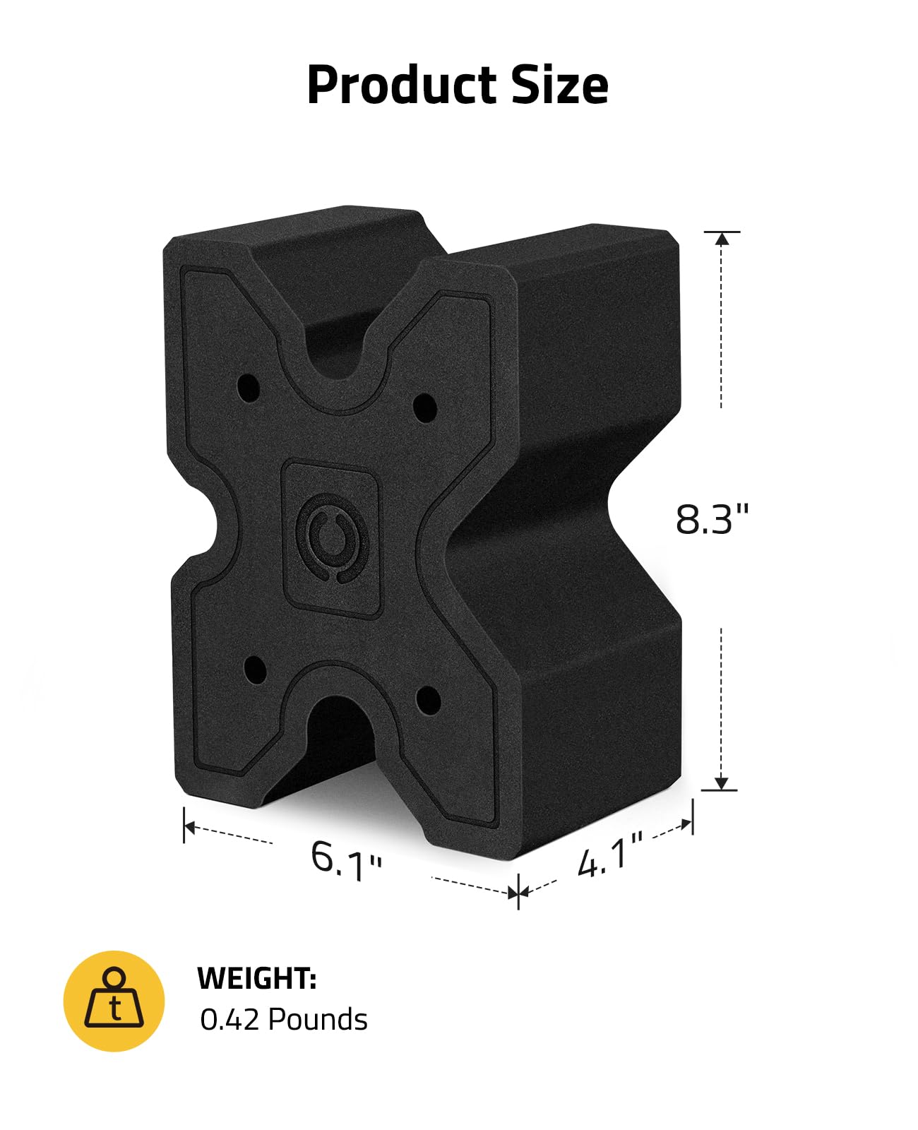 CVLIFE X-Block Shooting Rest for Rifles Gun Block Portable Recoil Reduction Bench Rest Lightweight Shooting Block Small Size