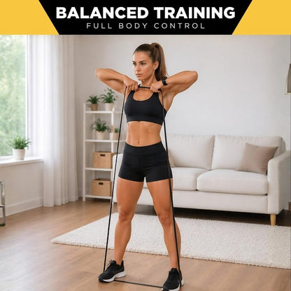 Fit Active Sports Resistance, Workout, Exercise Bands for Home, Gym, Stretching, Strength Training, Weightlifting, Pull Up Assist - Indoor and Outdoor Use (Black - 10 to 65 Pounds (3/4" * 4.5mm))