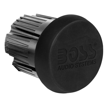 BOSS Audio Systems MGR350B Marine Boat Stereo Gauge Receiver – Bluetooth Head Unit, No CD DVD Player, Built-in 4 Channel Amplifier, Weatherproof, USB, USB Charging