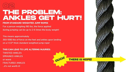 Patented FLATROPE 5lb Weighted Jump Rope, Heavy Flat-Mesh Design to Reduce Ankle Injury, 120” Adjustable Strength-Training Rope for Muscle Building, Conditioning & HIIT, Home Gym Fitness Equipment for CrossFit, HYROX, Spartan, DEKA Athletes, Black