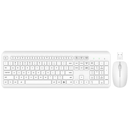 Wireless Keyboard and Mouse Combo, Full Size Silent Ergonomic Keyboard and Mouse, Long Battery Life, Optical Mouse, 2.4G Lag-Free Cordless Mice Keyboard for Computer, Mac, Laptop, PC, Windows