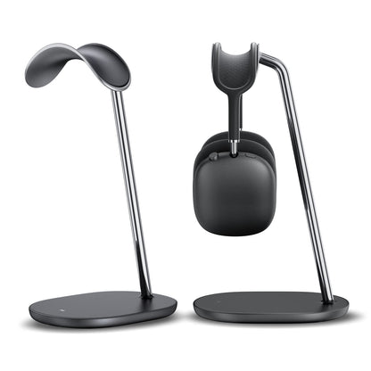 BENKS Headphone Stand for AirPods Max, Beats, Bose, Sony, Senheiser - Desktop Headset Holder, Gaming Accessories, Desk Earphone Stand (Black)