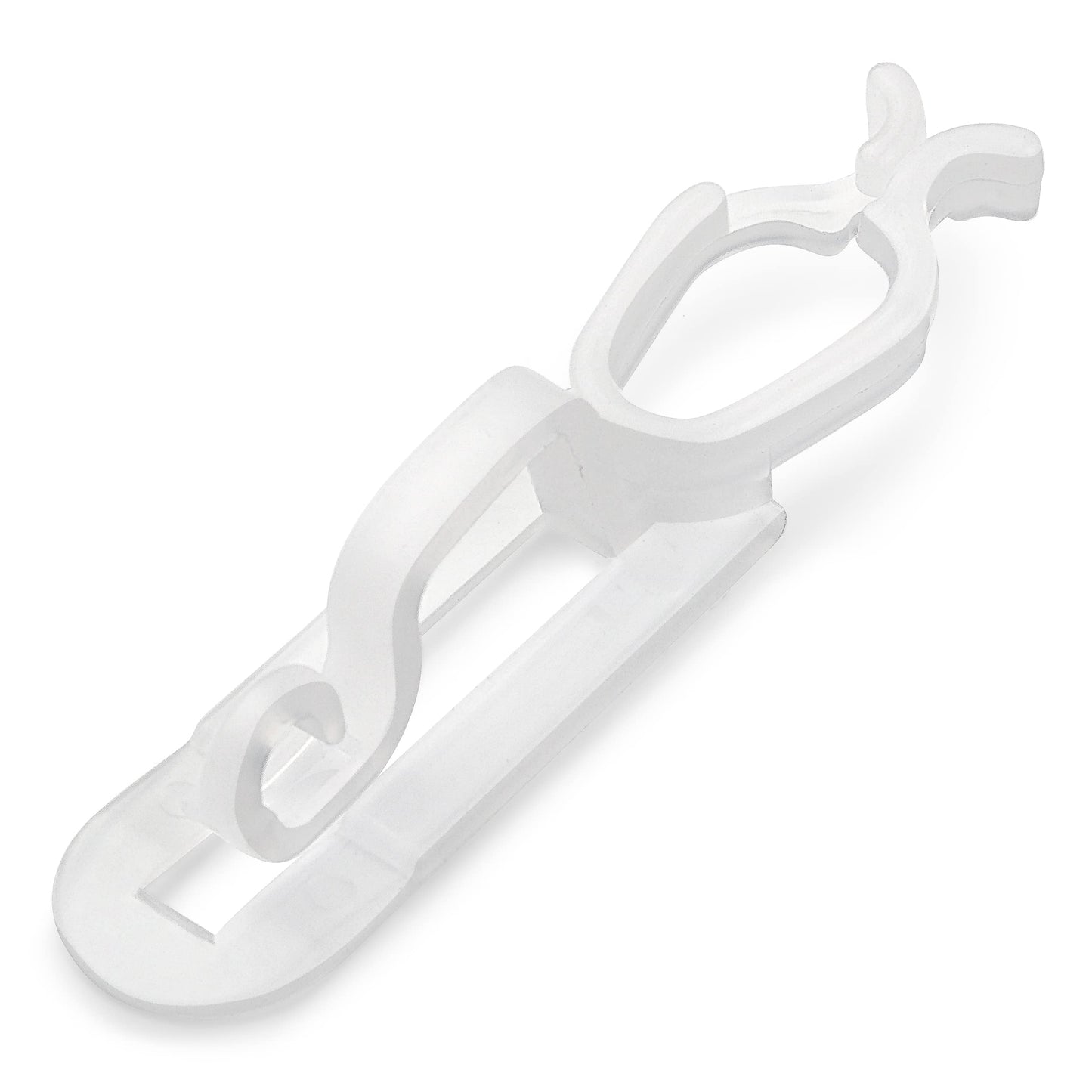 HLO Lighting Christmas Light Clip | All in One Plus | Use with C9, C7, and LED Mini Lights | Christmas Light Hangers for Gutters | 100 Pack
