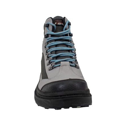 FROGG TOGGS Women's Hellbender Waterproof Fishing Wading Boot, for Fishing Cleated Sole, Gray Felt, 7