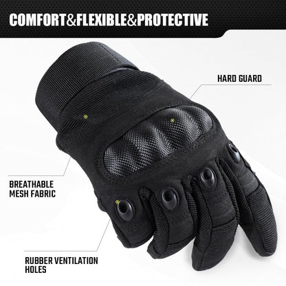 MVPTOO Touchscreen Padded Palm Gloves for Men Medium