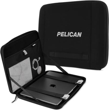 Pelican Ranger Series - Laptop Bag/Sleeve - 16 Inch, Black [Elastic Carrying Handle] [Secure Zip Lock] Water Resistant & Heavy Duty Laptop Case for MacBook Pro 16 / Air, iPad Pro, HP, Dell, Lenovo