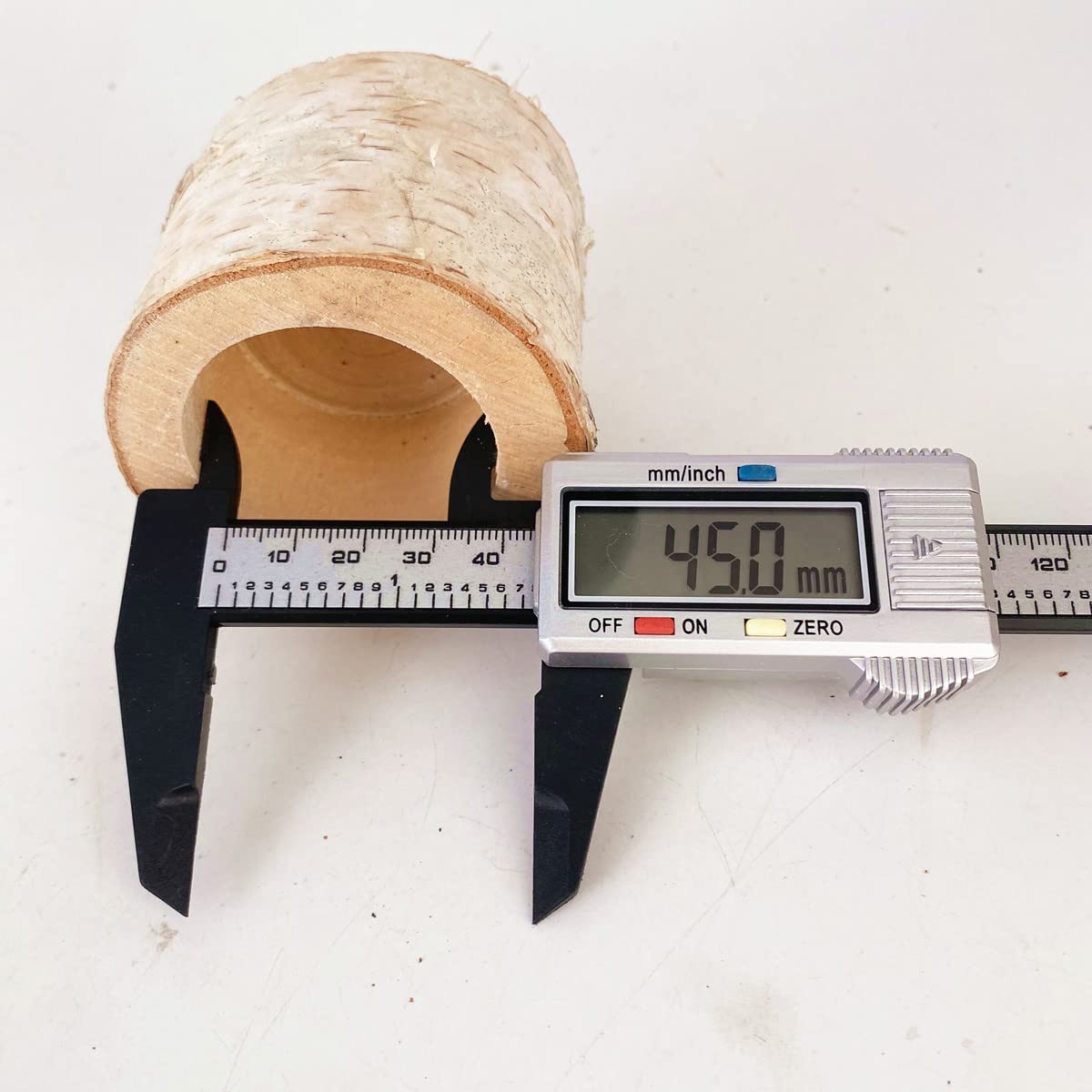 Christmas Birch Tealight Holder Real Birch Log Candle Holders Wooden Tealight Candleholder Succulent Plant Holder for Home Party Fireplace Decoration (Pack of 4 Same Height 2.36"x2.36")