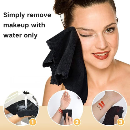 SUNLAND Microfiber Face Cloth Reusable Makeup Remover Facial Cleansing Towel