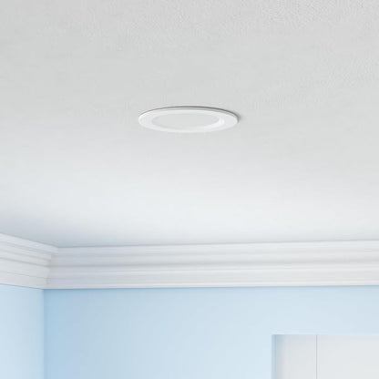 3 Inch Smart Recessed Light 10Pack, RGBCW, 2700K-6500K CCT Selectable, Dimmeble, Multicolorred Color Changing LED Downlight, New Construction or Remodel Canless Recessed Downlight