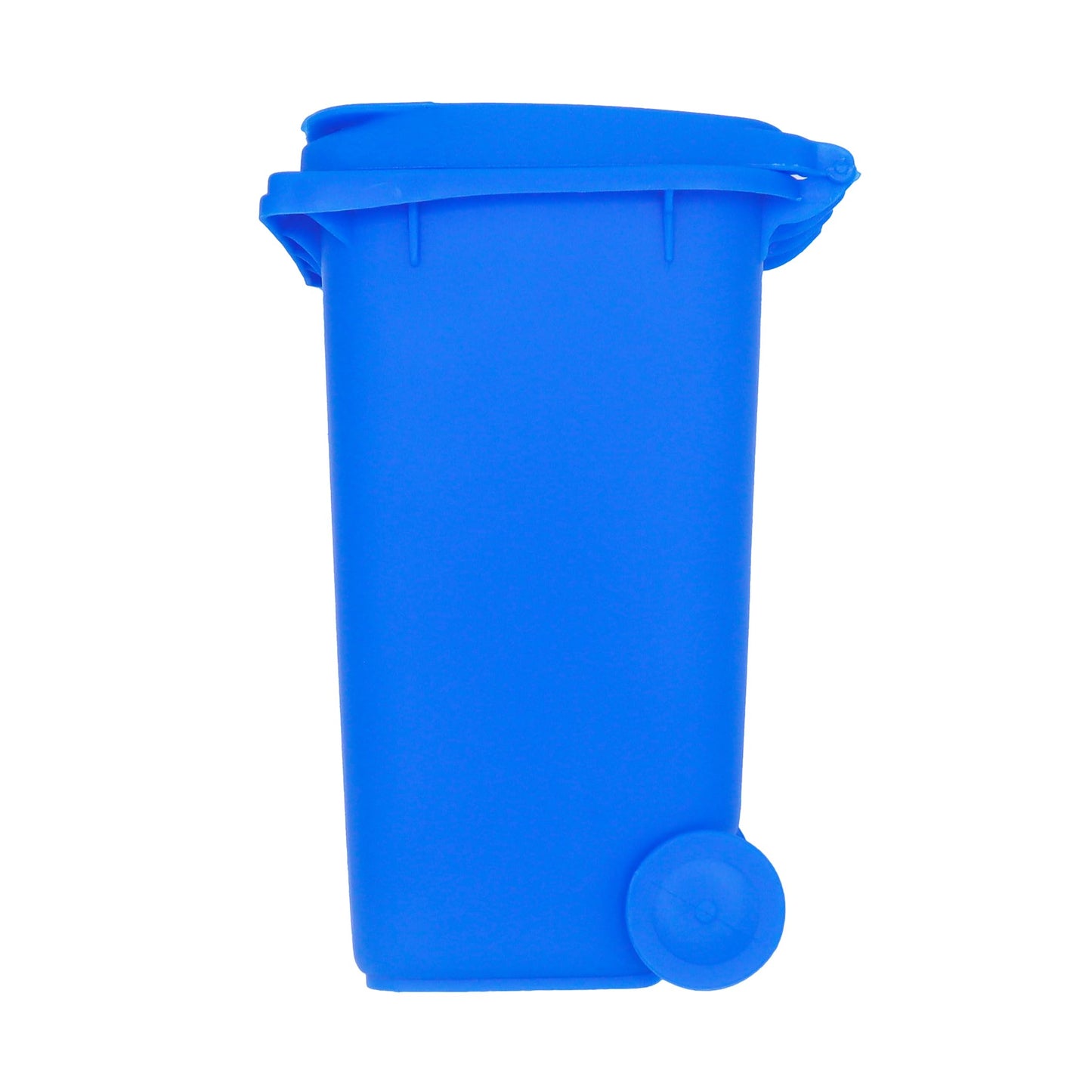 Hidden Gem Mini Trash Can Pencil Holders – 2 Colors, 1 or 2-Pack, Desk Organizer Bins for Pens & Supplies (2, Blue & Green)