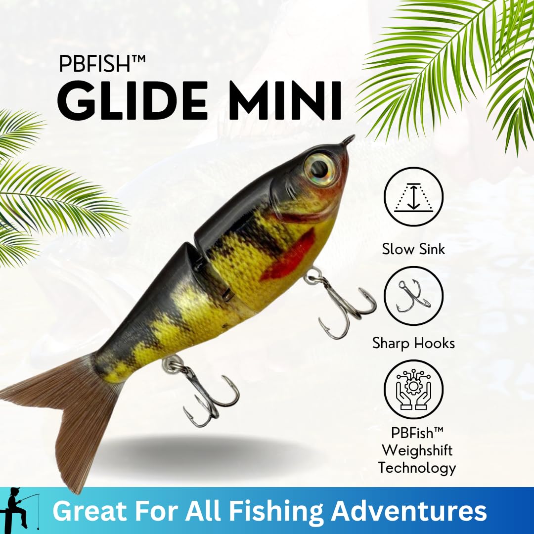 PBFish Glide Bait MINI (Yellow Perch)