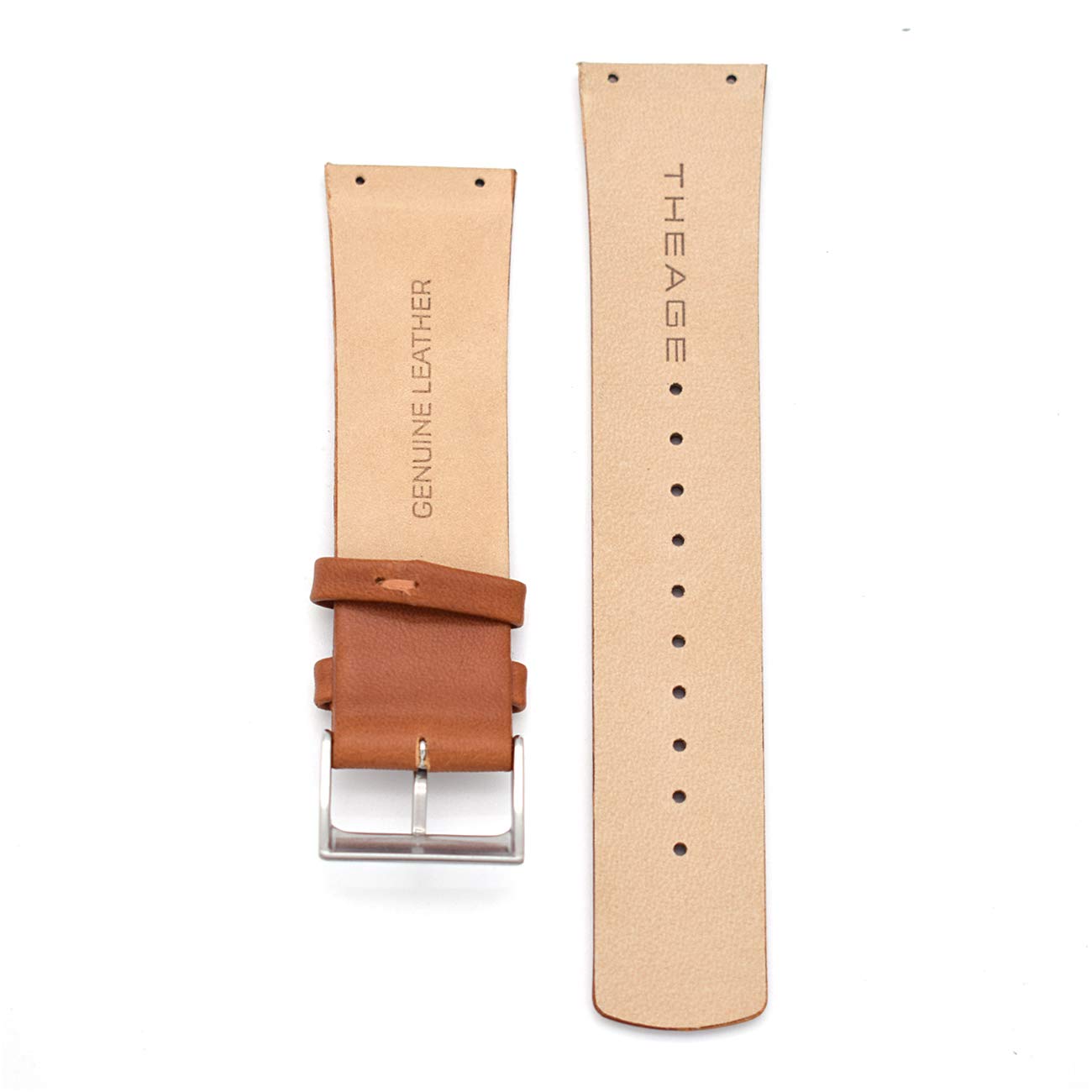 Replacement Watch Band for Skagen Mens Watches 22mm with Screws (brown)