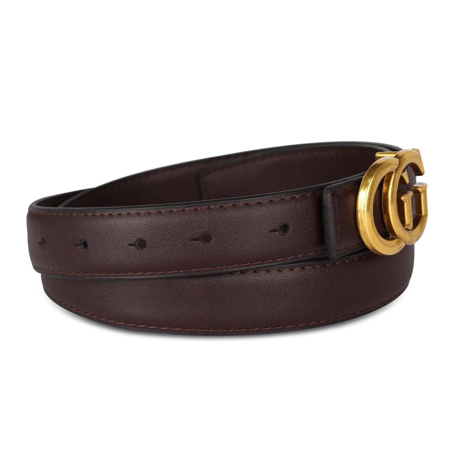 Aurolran Women's Leather Belt with Buckle - Ideal for Dresses, Jeans, and Coats