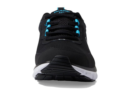 Under Armour Men's Charged Assert 9, (009) Black/Blue Surf/White, 8.5, US