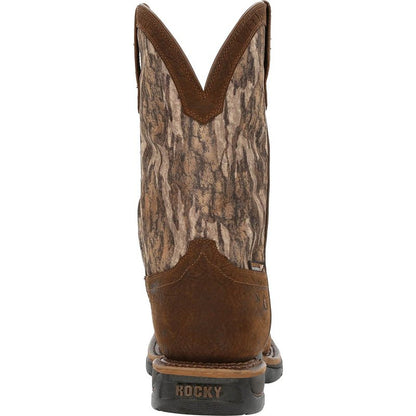 ROCKY Long Range 11" Waterproof Western Boot Size 7.5(W)