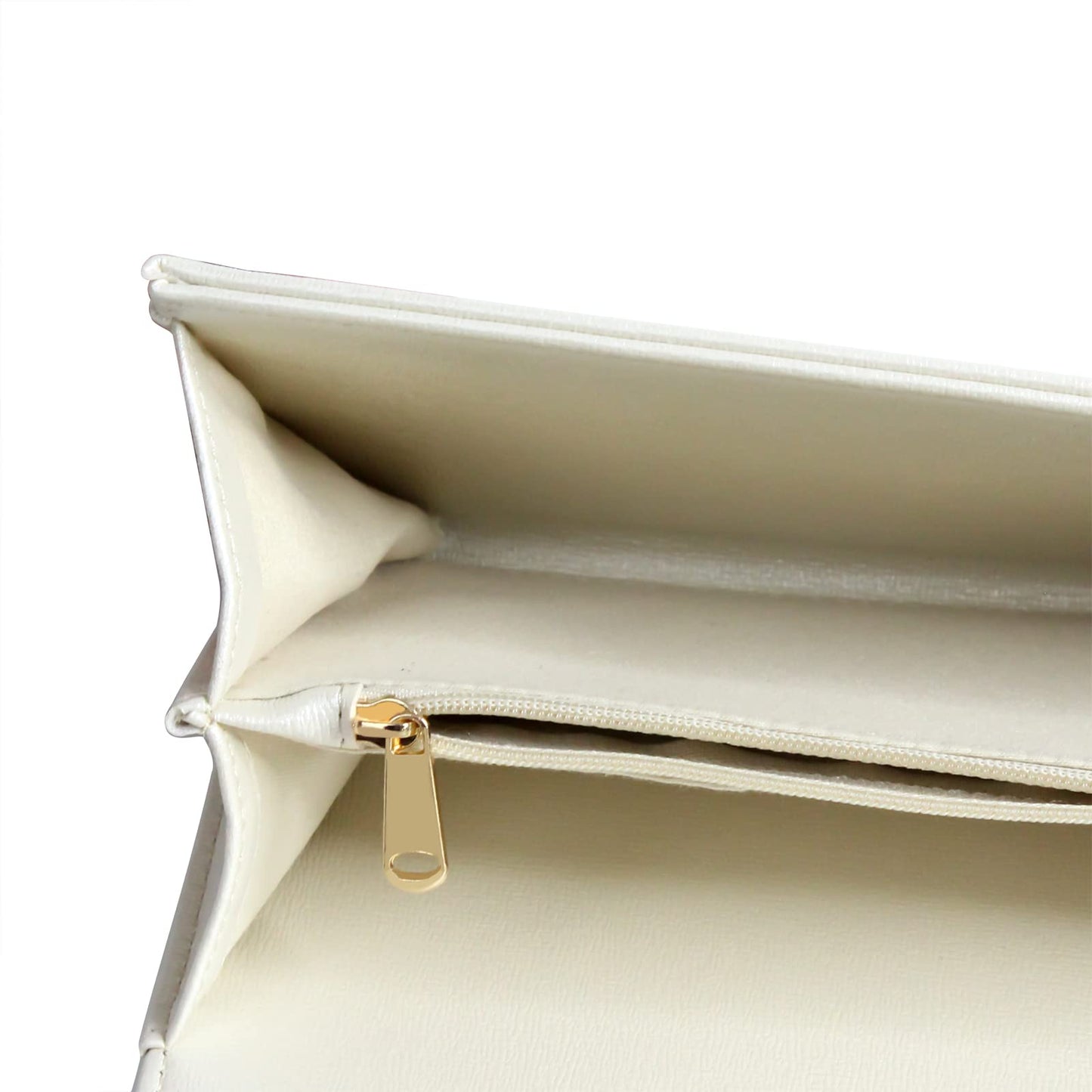 Autumnwell Clutch Purse Evening Bag for Women，Envelope Handbag With Detachable Chain for Wedding and Party（beige）