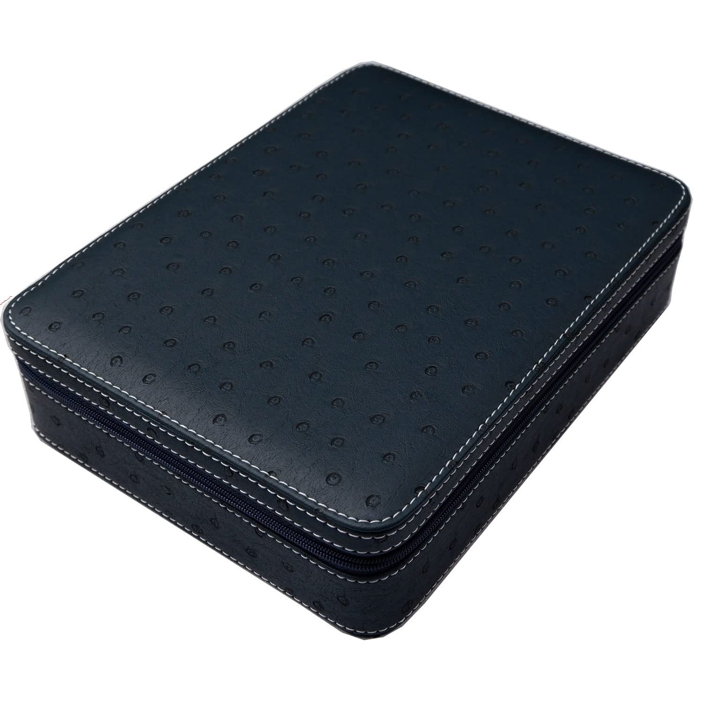 Beaufort 3 Slots PU Leather Eyeglasses Storage Box Sunglasses Box Jewelry Display Case Watch Box for Women Men