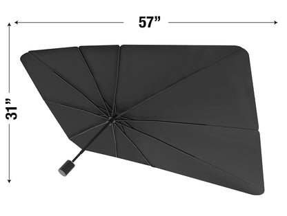 Ontel Brella Shield by Arctic Air, Car Windshield Sun Shade, One-Size (31x57"), As Seen on TV