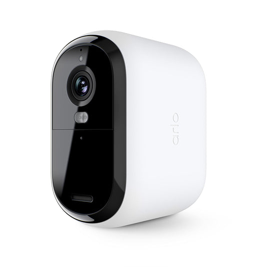 Arlo Essential Security Camera 2K | Outdoor - Indoor | 2nd Gen | Wireless with Spotlight, 2-Way Audio, Color Night Vision, Live Stream, Motion Activation, Real Time Notifications - White, 3 Cameras
