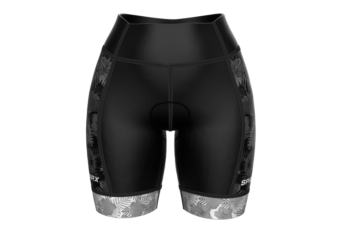Sparx Performance Women Triathlon Shorts Womens Triathlon Bike Short 6.5” Tri Shorts (Grey Forest, L)