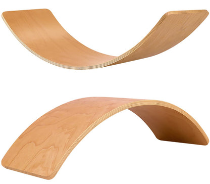 Wooden Balance Board Kids, 37" Natural Wobble Board Wooden Toys for Toddlers Kids & Adults, Birthday Gifts for 2 3 4 5 6 7 8 Year Old Boys Girls, Open Ended Montessori Waldorf Learning Toy