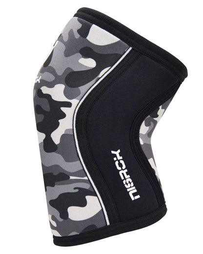 Knee Sleeves (1 Pair), 7mm Neoprene Compression Knee Braces, Great Support for Cross Training, Weightlifting, Powerlifting, Squats, Basketball and More