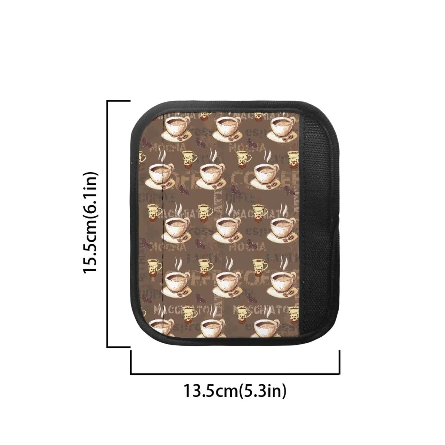 HUISEFOR Coffee Time Fridge Handle Covers Set of 4 Washable Refrigerator Door Handle Covers for Microwave Oven Stove Dishwasher Waterproof Kitchen Accessories