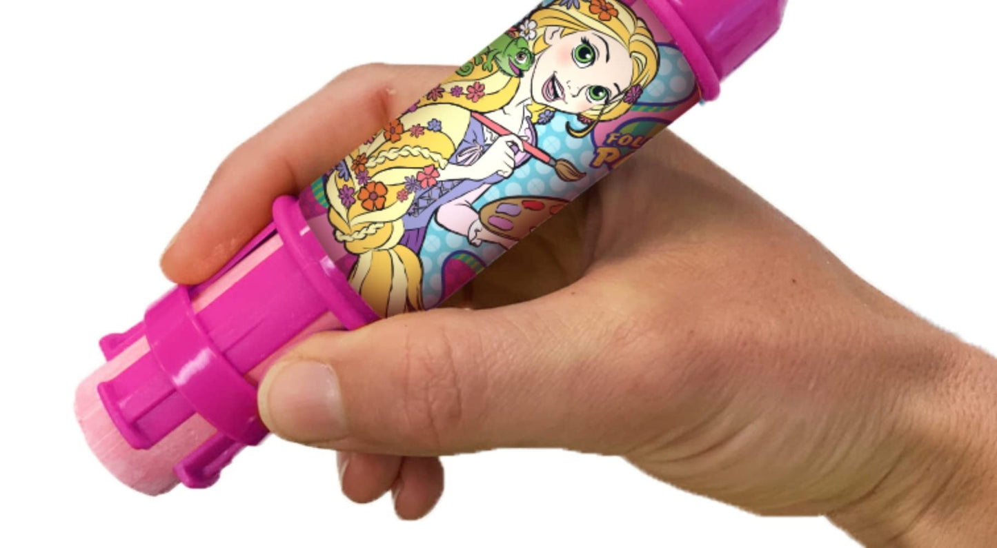 JA-RU Disney Princess Chalk Holder (1 Pack) Sidewalk Chalk for Kids - Kids Outdoor Play & Playground Toys - Non Toxic Jumbo Chalk for Boys and Girls - Birthday Gifts. B-6904-1