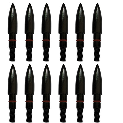 Archery Field Points 17/64 Inch 9/32 in 19/64 Inch 5/16 in (12 Pack) for Field Target Practice Shooting (A - 17/64″-100grains)