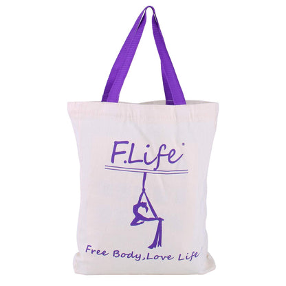 F.Life Aerial Yoga Hammock 5.5 Yards Include Daisy Chain,Carabiner and Pose Guide (Black)