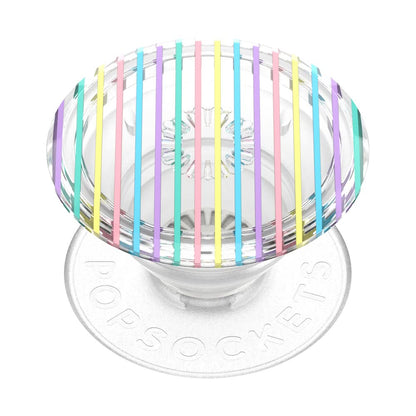PopSockets Phone Grip for MagSafe with Kickstand, Magnetic Stand, Swappable Top, Secure Hold for iPhone MagSafe Cases, Phone & Tablet Grip - Clear