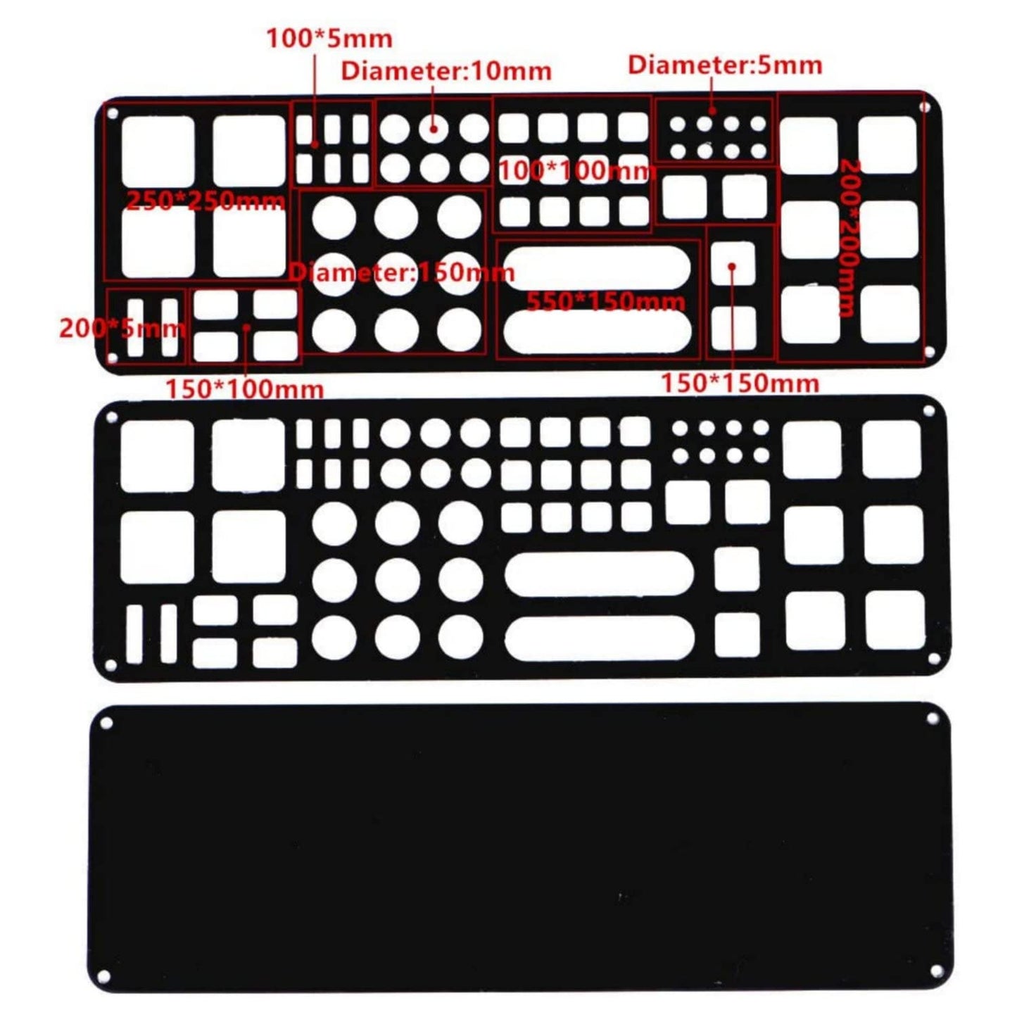 JOYABEST 63 Holes Screwdriver Storage Rack, Organizers, Portable Tool Box, Workshop Tools Tray, Tweezer Brushes Pens