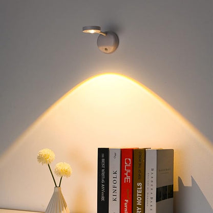 Wireless Picture Light Set of 2, Battery Operated Art Display Light with Motion Sensor and Rotatable Tube